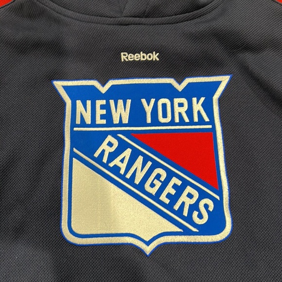 Reebok Face Off New York Rangers hoodie. Youth M - Picture 2 of 3